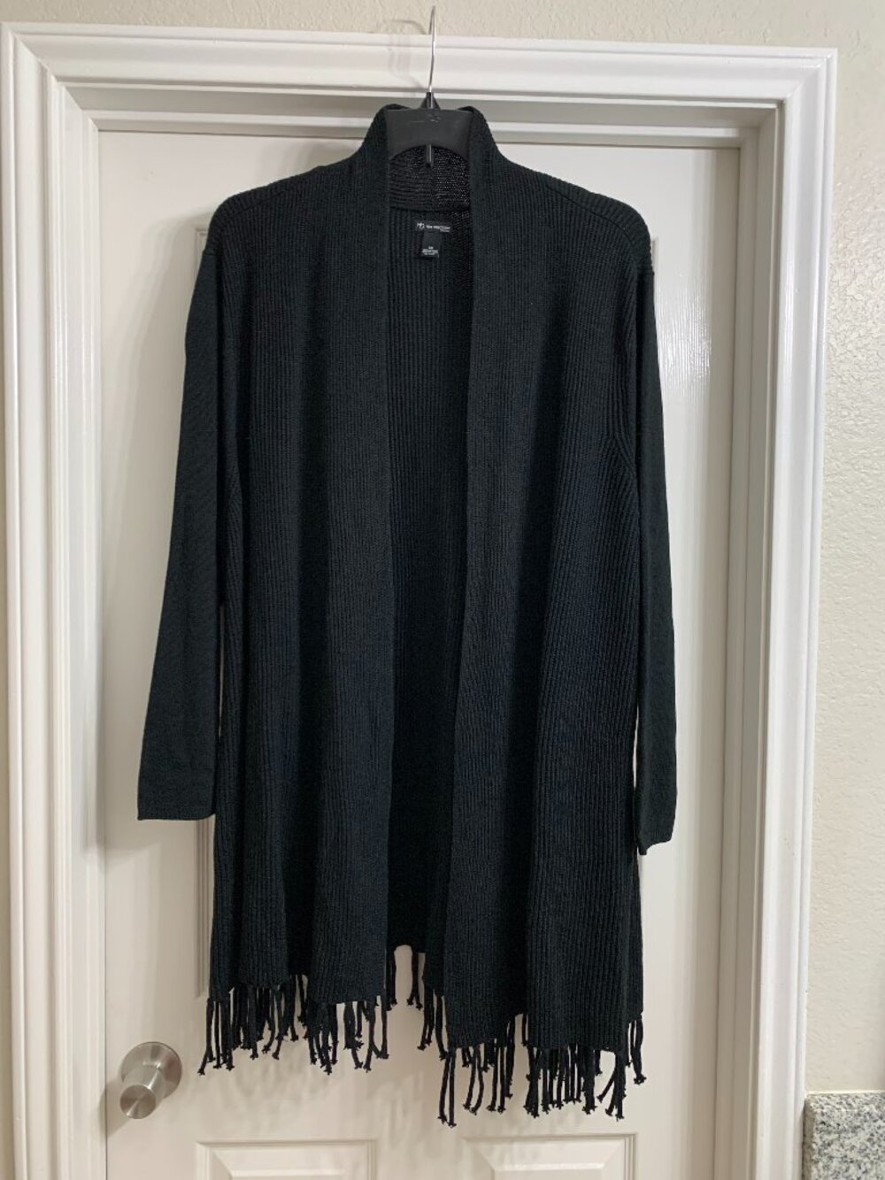 New Directions Brand Women's Black Long Sweater, Size 3X